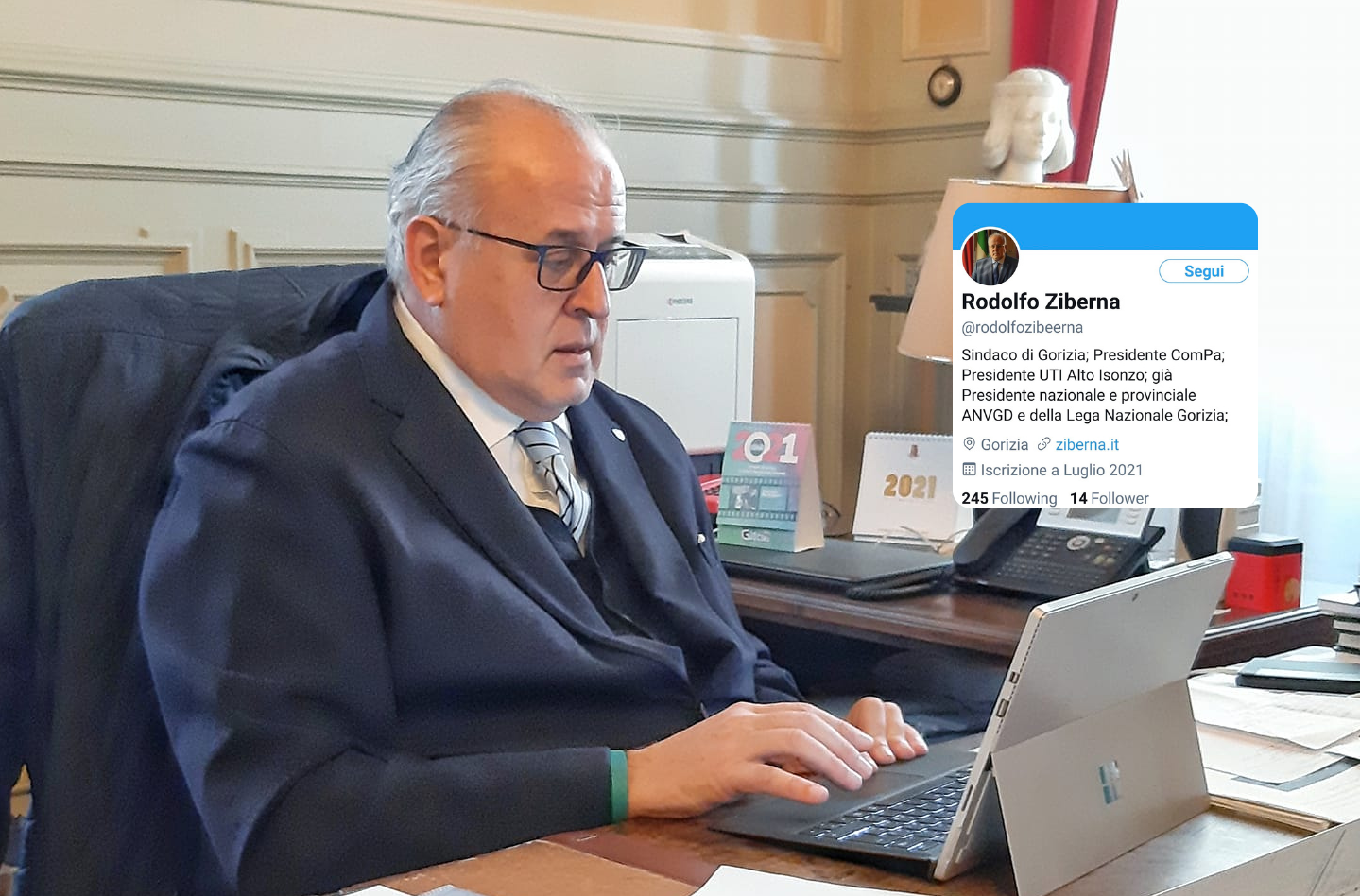 Hacker clona il profilo social del sindaco di Gorizia, chiedeva soldi e numeri